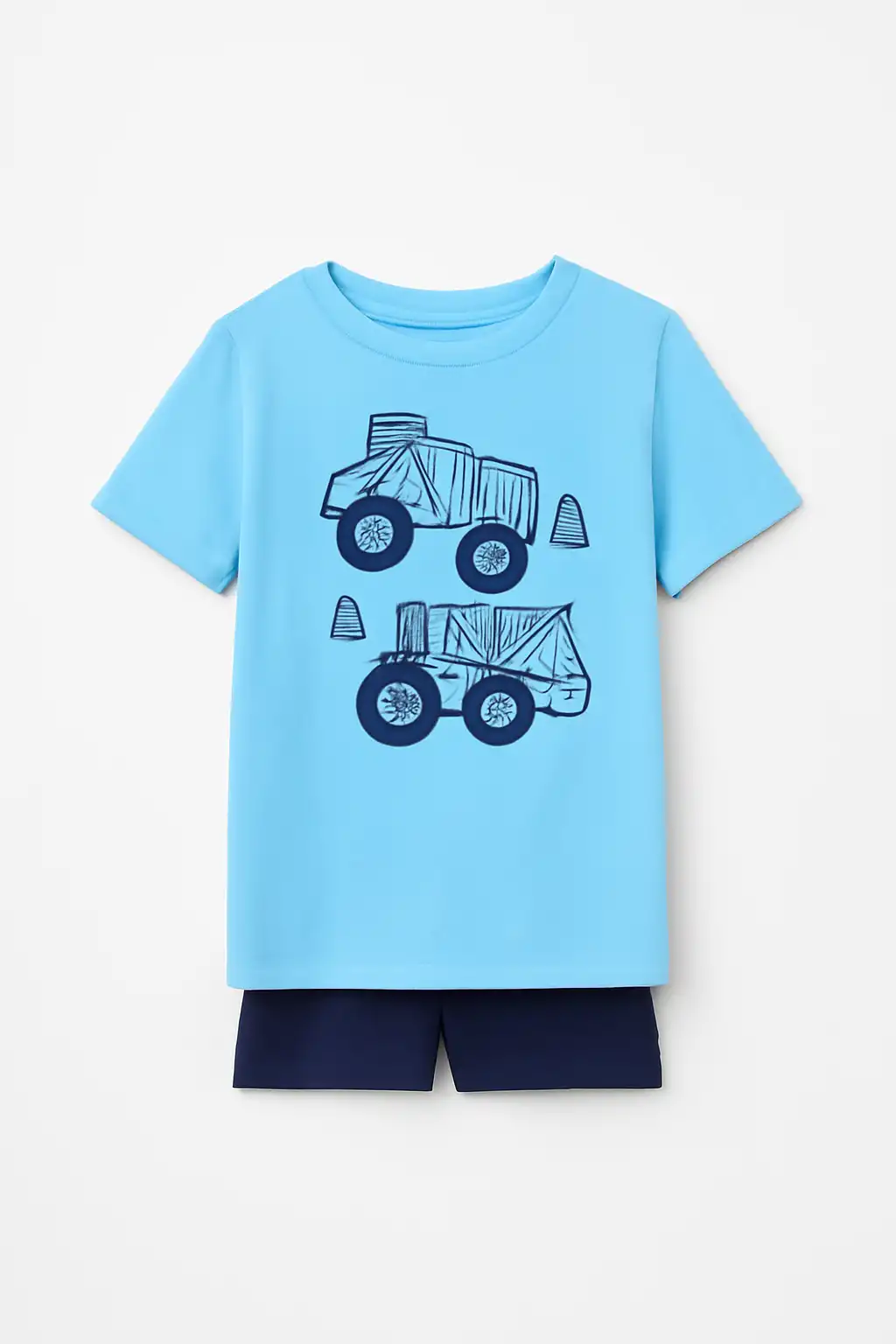 Boys&rsquo; Chest Print T-shirt &ndash; Manufacturing for Dubai