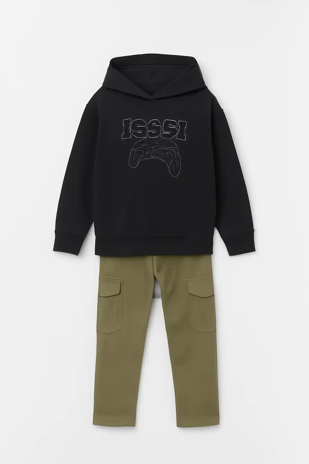 Boys&rsquo; Print Pullover Hoodie with Pocket &ndash; Manufacturing for Germany