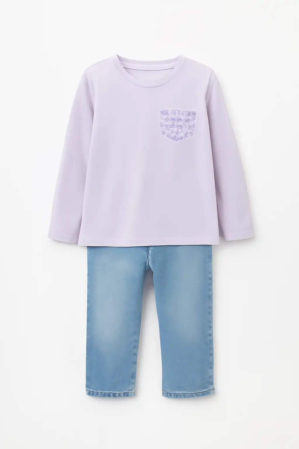 Girls&rsquo; Long Sleeve Pocket T-shirt &ndash; Manufacturing for Chile