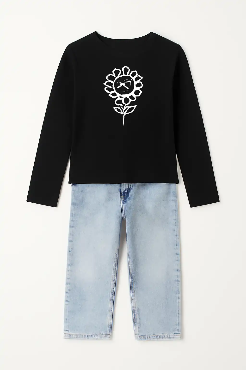 Girls&rsquo; Solid Long Sleeve Tops &ndash; Chile Apparel Production Partner
