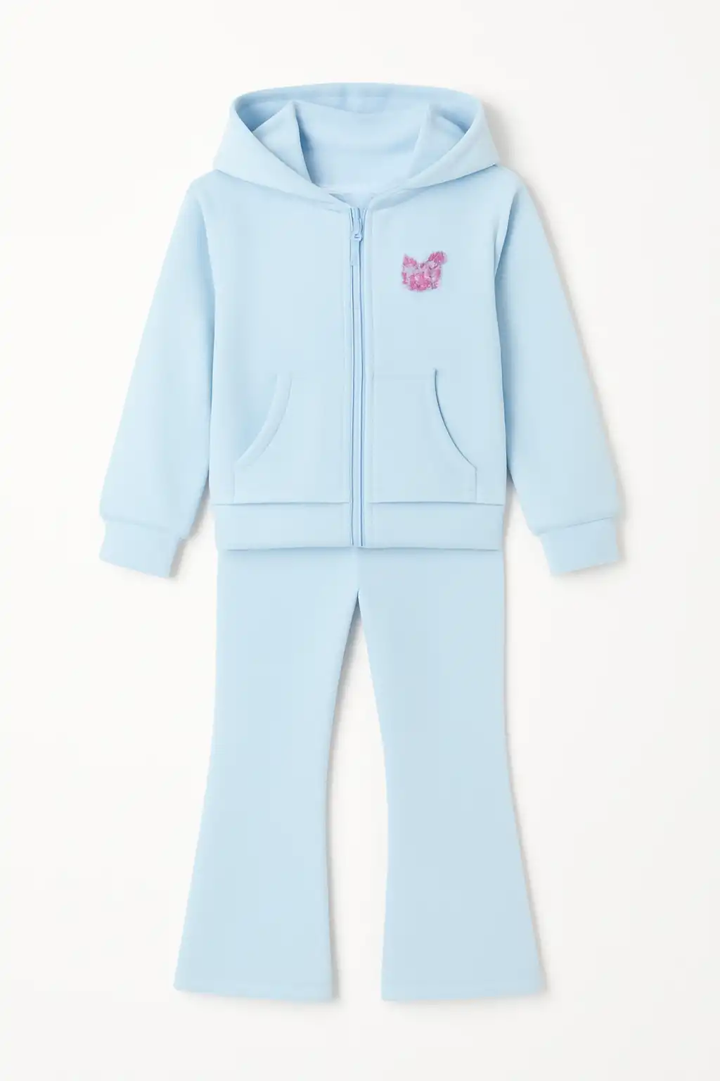 PKD T-shirt - Girls’ Velour Flare Leggings – Manufacturing for France Girls’ Velour Flare Leggings – Manufacturing for France