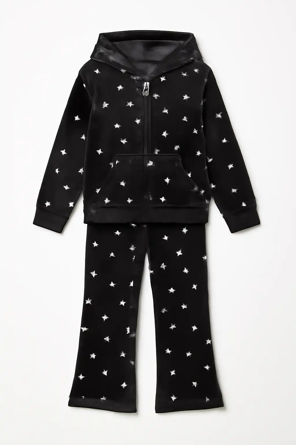 Girls&rsquo; Velour Flare Leggings &ndash; Quality Manufacturing for French Brands